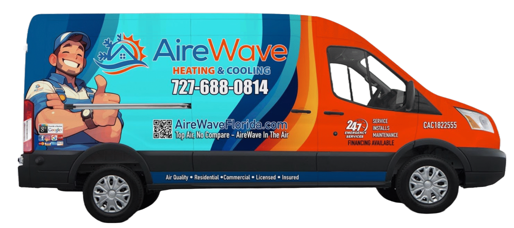 Airewave Heating & Cooling's Mockup Van 2